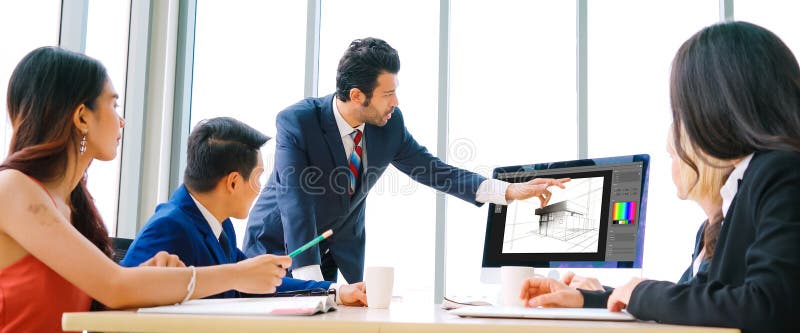 Architectural design modish software application for architect business royalty free stock photos