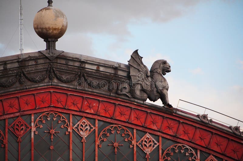 Architectural detail stock photo