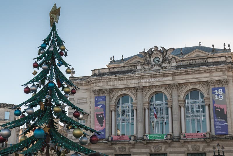 Architectural detail of the Montpellier Opera Orchestra Montpellier Occitanie