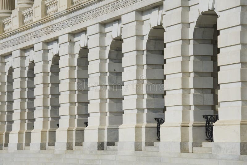 Architectural detail of US Capitol royalty free stock photos