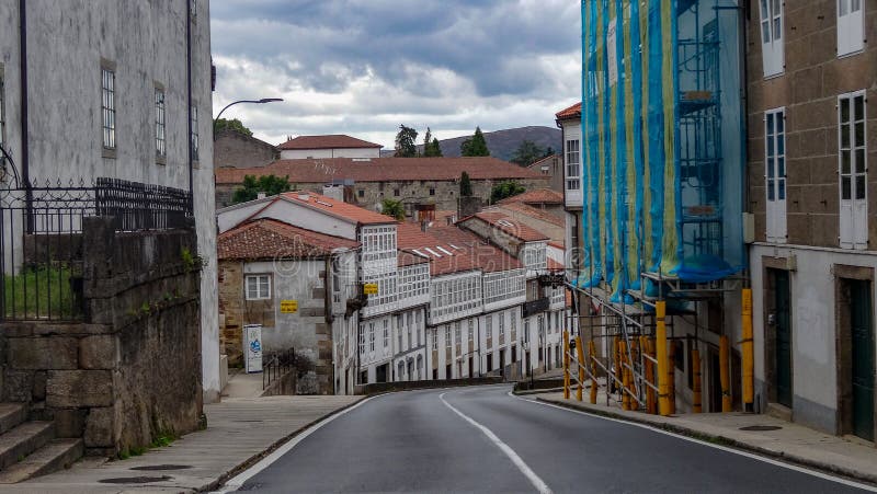 Santiago de Compostela is a city of piligrims, Spain