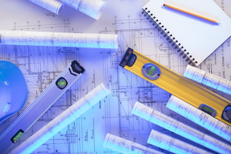 Architecture and Contractor Concept. Stock Image Image of