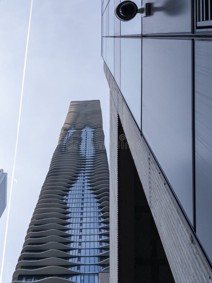 Architecture moderne de Chicago photographie stock libre de droits