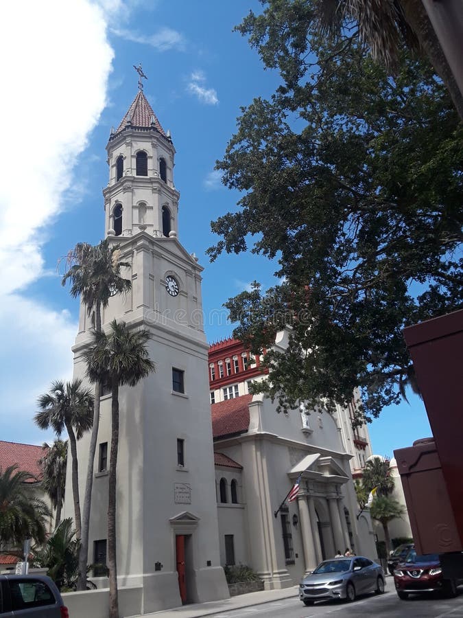 Architecture in St. Augustine, Florida Editorial Photo Image of tree
