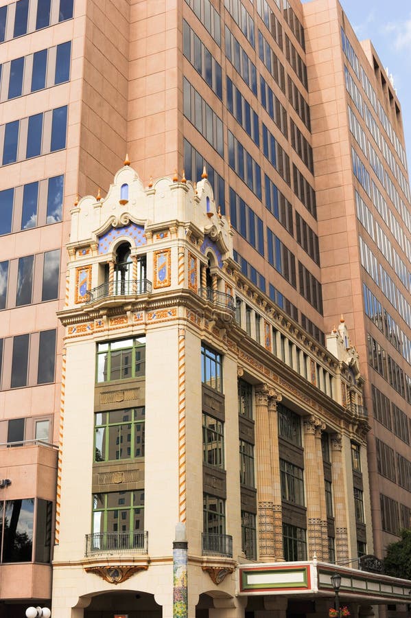 Architecture Styles,San Antonio,Texas. Stock Photo Image of urban