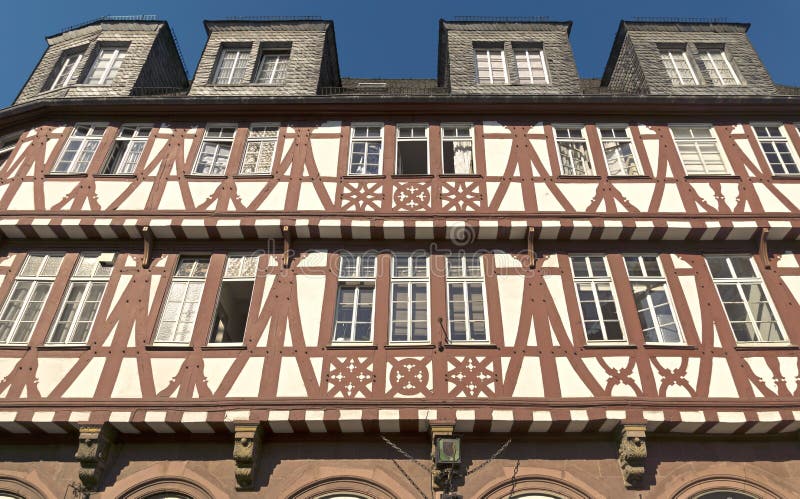 Architectuur van historische Roemer-plaats royalty-vrije stock afbeelding Architectuur van historische Roemer-plaats royalty-vrije stock afbeelding