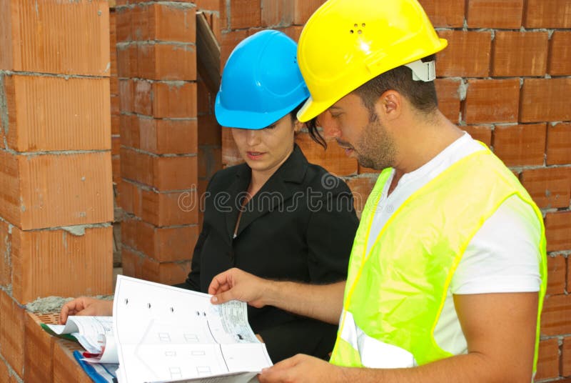 architekt rozmowa dwa zdjęcia stock architekt rozmowa dwa zdjęcia stock