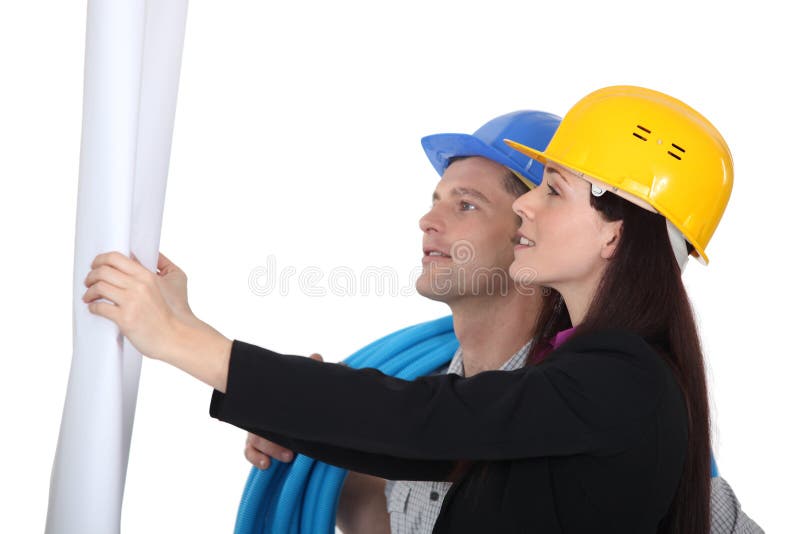 Architekt und Erbauer stockfoto Architekt und Erbauer stockfoto