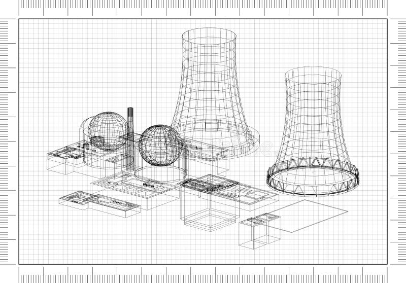 Architekta projekt ilustracja wektor Architekta projekt ilustracja wektor