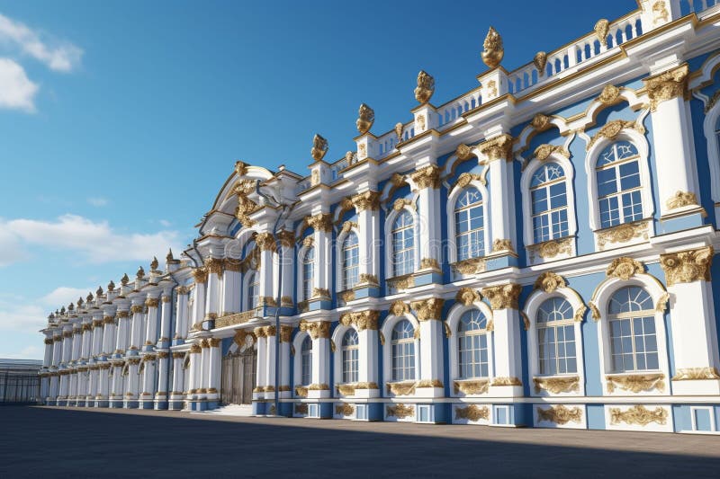 Architektoniczny splendor st petersburgs royalty ilustracja