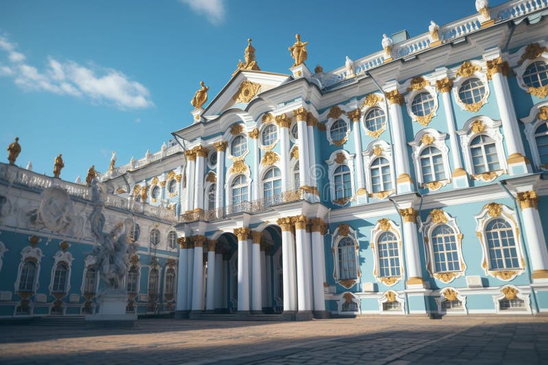 Architektoniczny splendor st petersburgs ilustracja wektor