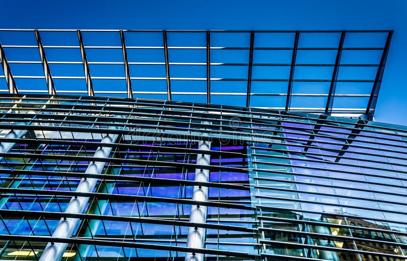 Architekturdetails beim Pennsylvania Convention Center in P lizenzfreie stockbilder Architekturdetails beim Pennsylvania Convention Center in P lizenzfreie stockbilder