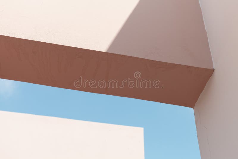 Architektury abstrakcjonistyczny minimalny t? o zdjęcie royalty free