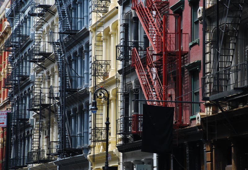 architektury lanego żelaza nowy soho York zdjęcia stock architektury lanego żelaza nowy soho York zdjęcia stock