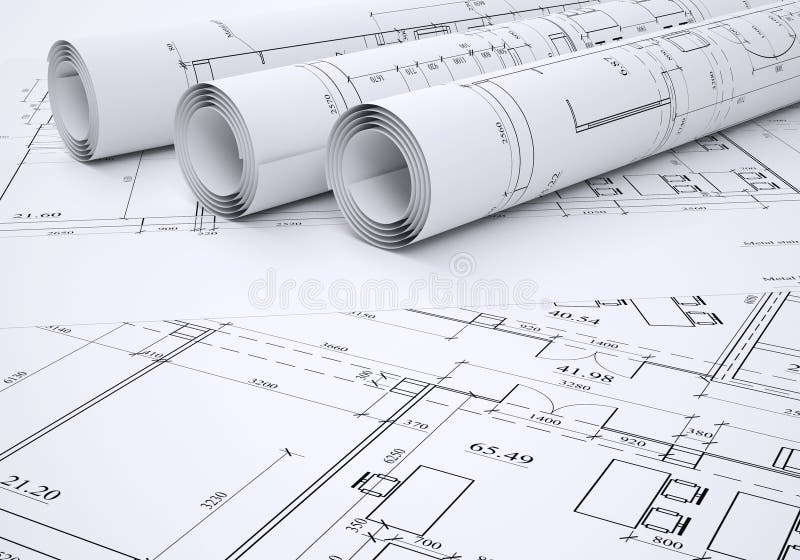 Architekturzeichnungen vektor abbildung Architekturzeichnungen vektor abbildung