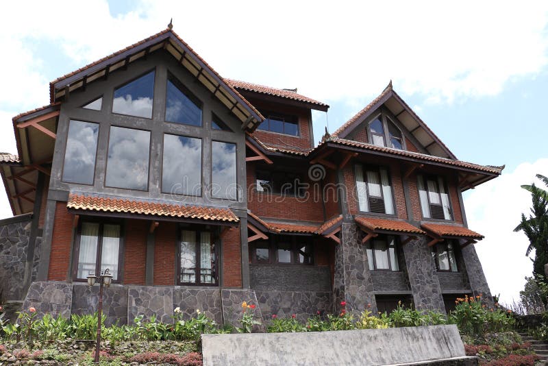 Architettura di Bali - casa della ritirata di Karmel immagine stock Architettura di Bali - casa della ritirata di Karmel immagine stock