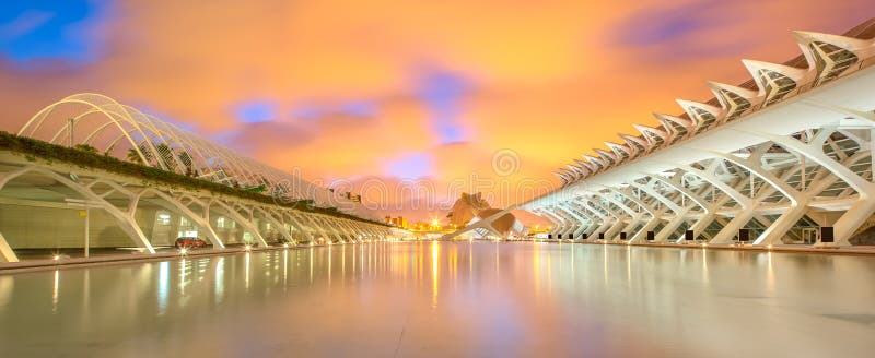 Architettura europea moderna, Valencia immagini stock