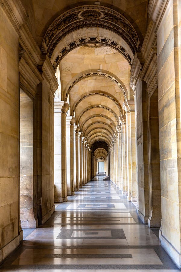 Archway In The Louvre Is One Of The World S Largest Museums In Paris archway-in-the-louvre-is-one-of-the-world-s-largest-museums-in-paris