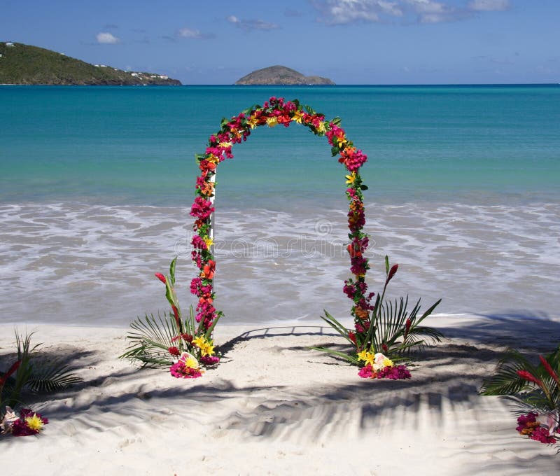 Archway in paradise royalty free stock images
