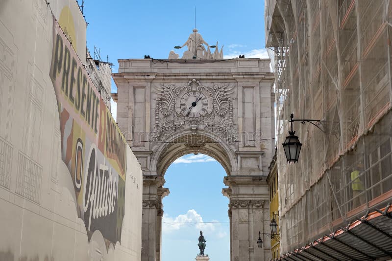 Arco Da Rua Augusta in Lisbon Editorial Photo Image of arch, landmark