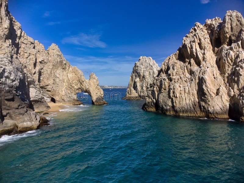 Famous arch of Cabo San Lucas in Baja California. Famous arch of Cabo San Lucas in Baja California