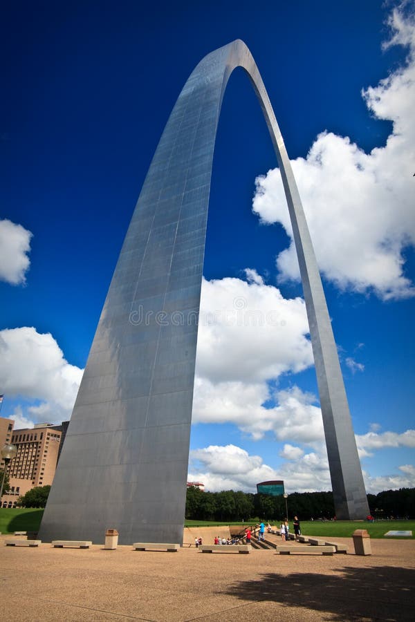 Arco Del Gateway De St. Louis Foto editorial Imagen de arco, oeste
