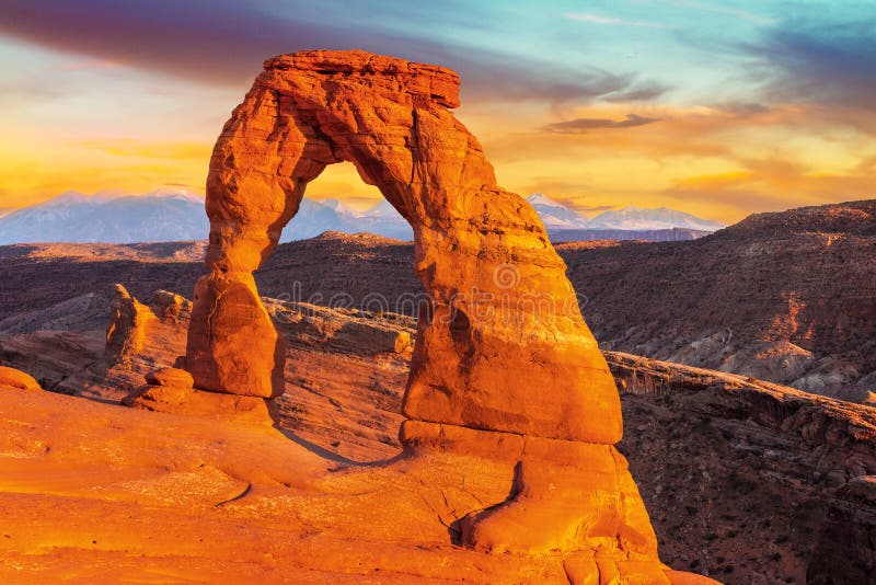 Arco delicato, arché parco nazionale, Utah