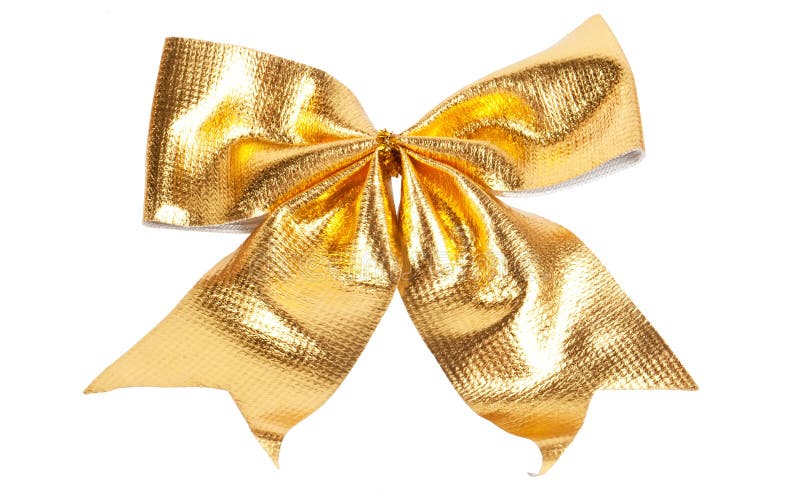 Arco dorato di natale immagine stock Arco dorato di natale immagine stock
