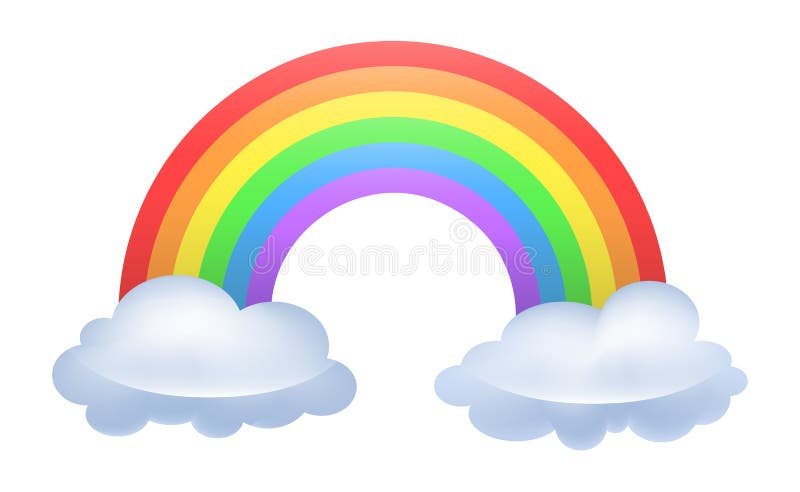 Arco-íris ilustração stock