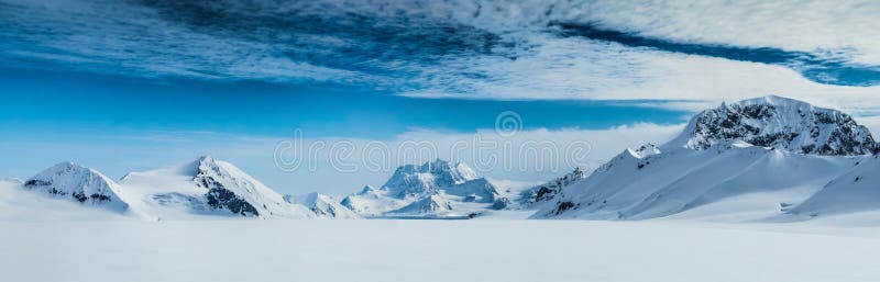 Arctic spring in south Spitsbergen.