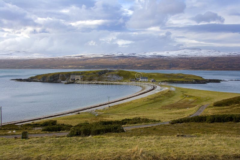 Ard Neakie Lime Kilns on the peninsula at Loch Eriboll on the north coast of  Scotland. Ard Neakie Lime Kilns on the peninsula at Loch Eriboll on the north coast of  Scotland