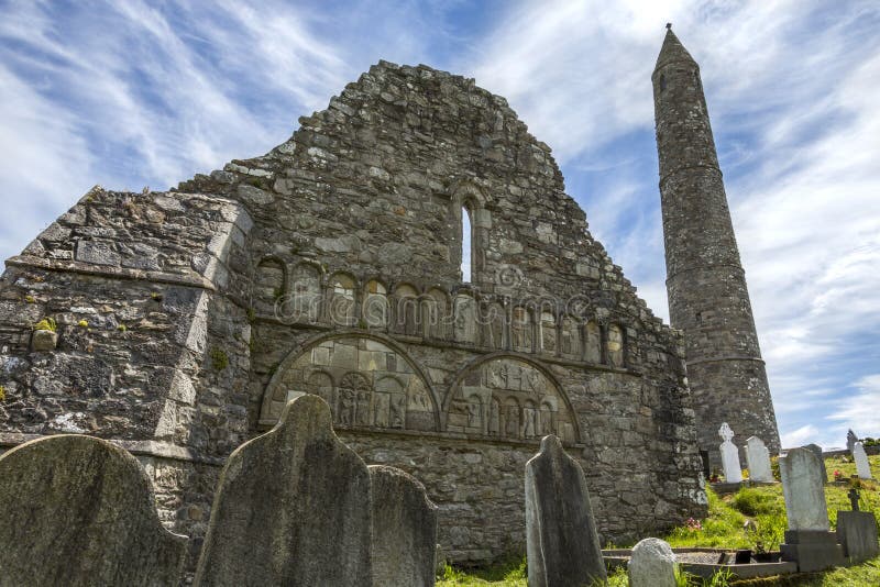 Ardmore domkyrka - ståndsmässiga Waterford - Irland arkivfoto Ardmore domkyrka - ståndsmässiga Waterford - Irland arkivfoto