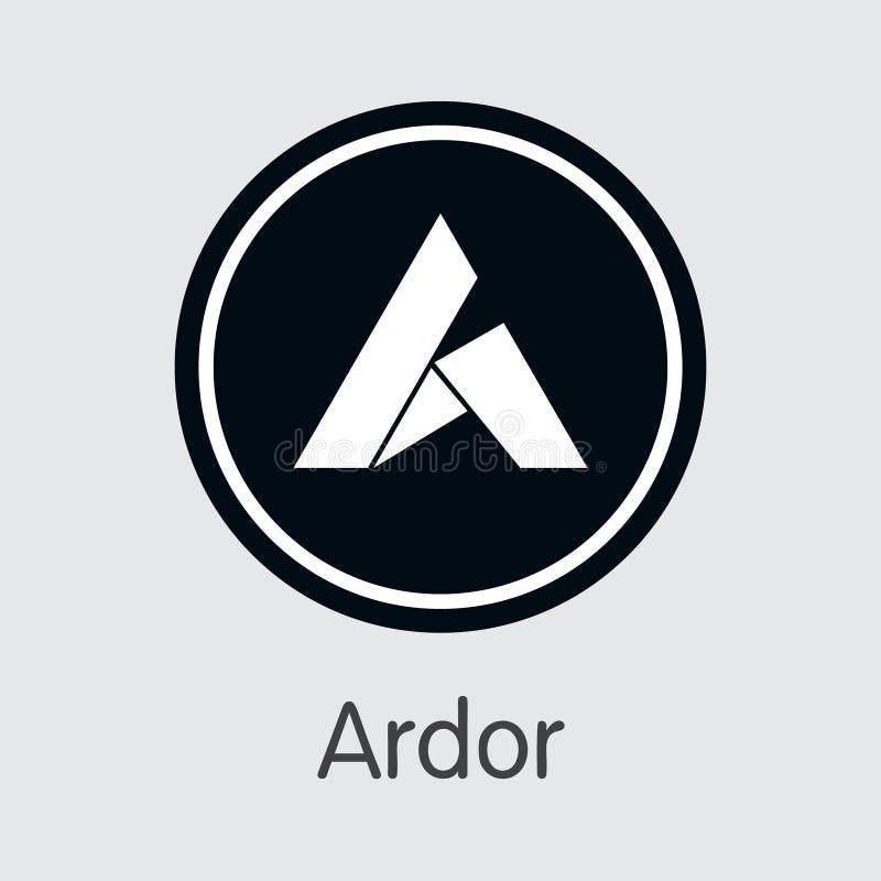 ARDR - Enthousiasme Het Pictogram van Crypto Muntstukken of Marktembleem stock illustratie ARDR - Enthousiasme Het Pictogram van Crypto Muntstukken of Marktembleem stock illustratie