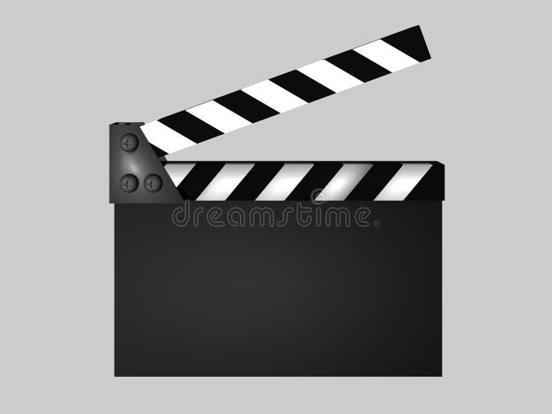 Ardósia da película ilustração stock Ardósia da película ilustração stock