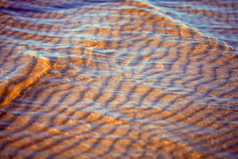 Yellow sand under the clear water of the sea. Yellow sand under the clear water of the sea