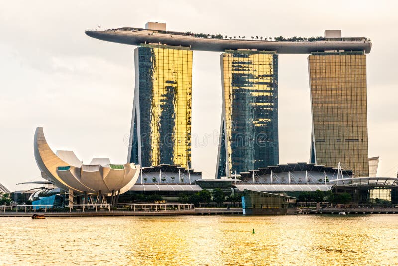 Marina Bay Sands, Singapura fotografia de stock royalty free
