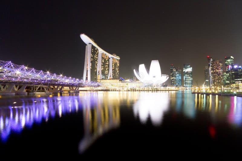 Marina Bay Sands imagens de stock