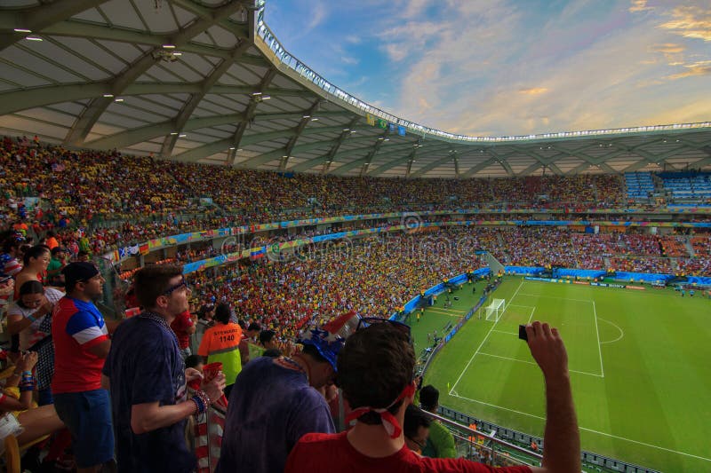 Arena Da AmazÃ´nia is Filled To Capacity for the US Vs Portugal