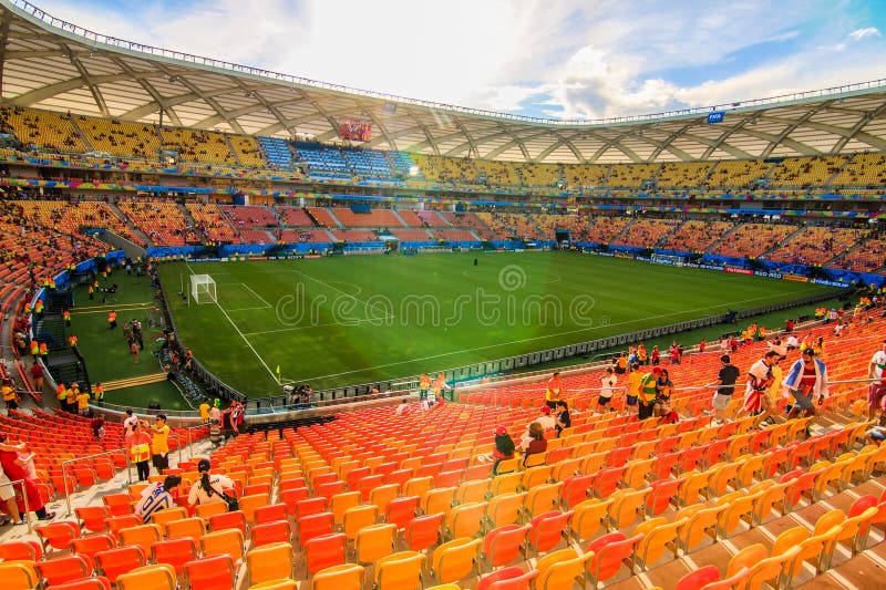 Arena Da AmazÃ´nia is Filled To Capacity for the US Vs Portugal