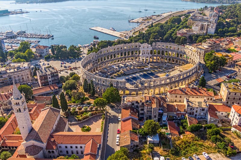 Arena in den Pula stockfoto Arena in den Pula stockfoto