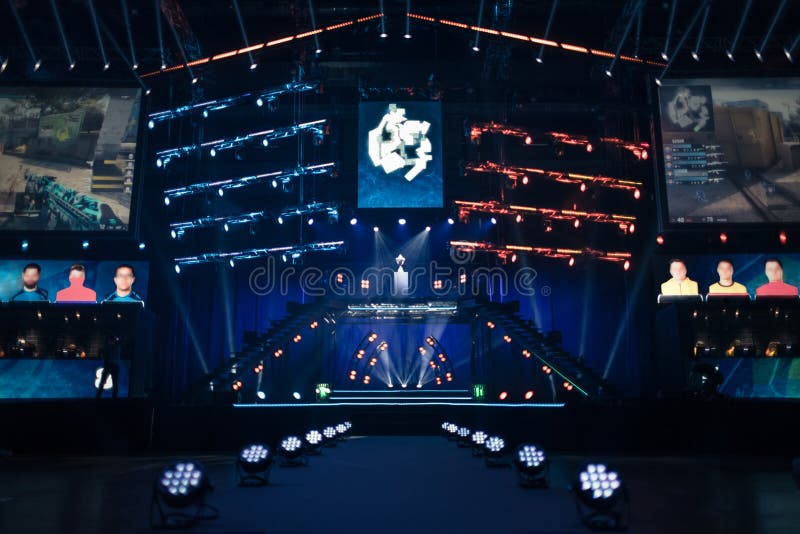 Arena Hosting a Gaming Tournament Editorial Photography Image of