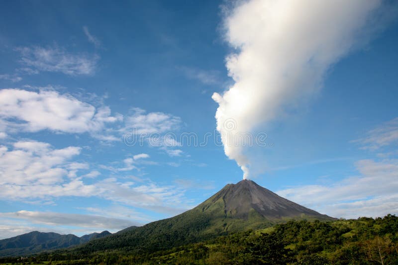 Arenal volcano in Costa Rica