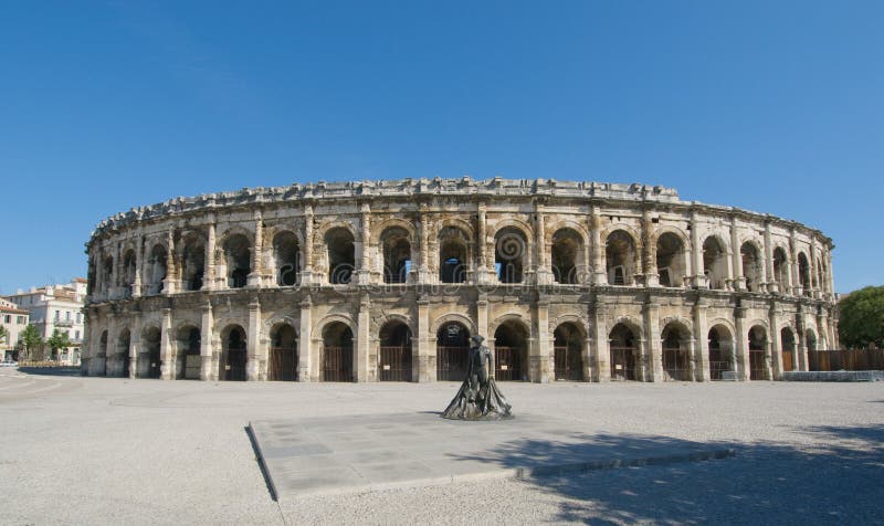 Arenas of Nimes, Roman amphitheater in Nimes