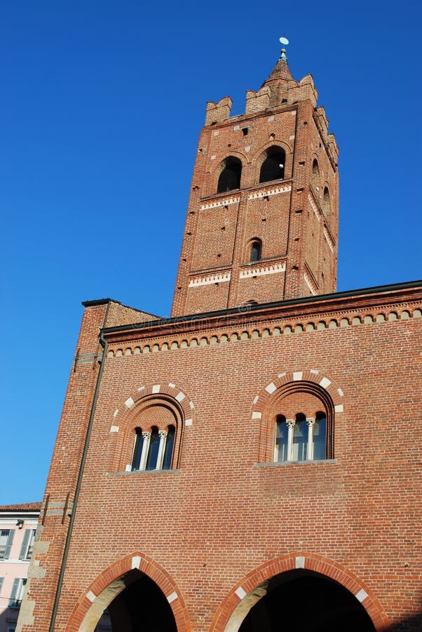 Arengario palace, Monza stock images