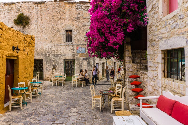 Areopoli, het traditionele dorp van Mani in de Peloponnesus Griekenland royalty-vrije stock afbeeldingen Areopoli, het traditionele dorp van Mani in de Peloponnesus Griekenland royalty-vrije stock afbeeldingen