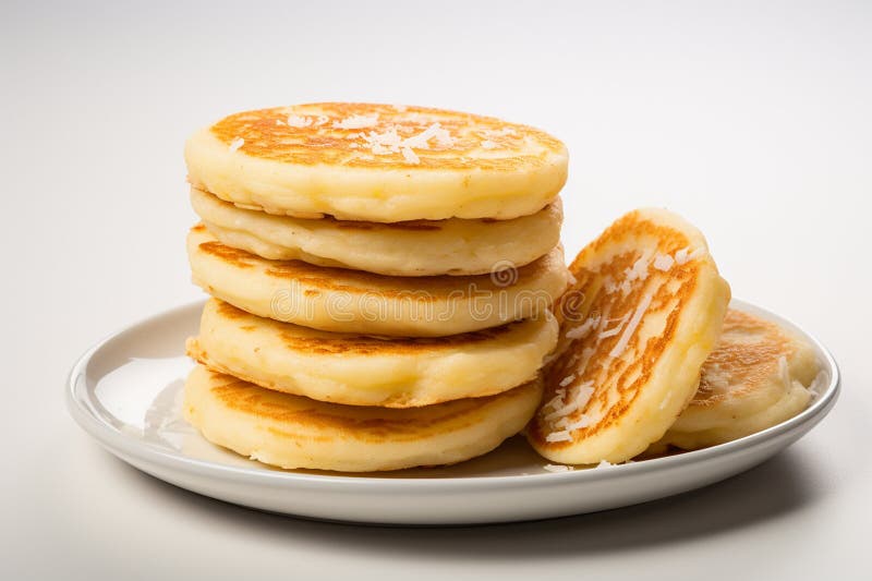 Arepas on a Transparent Background. AI