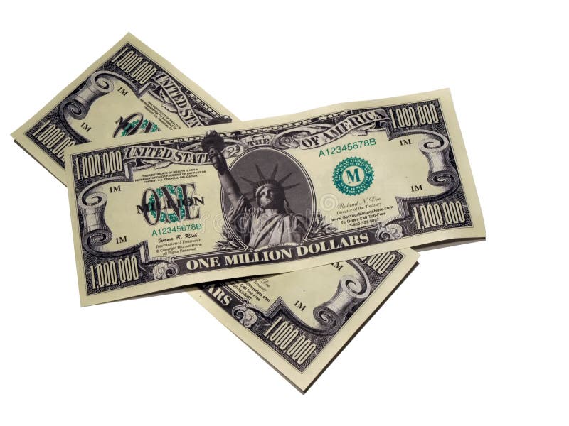 Argent - un million de billet d'un dollar photos libres de droits Argent - un million de billet d'un dollar photos libres de droits