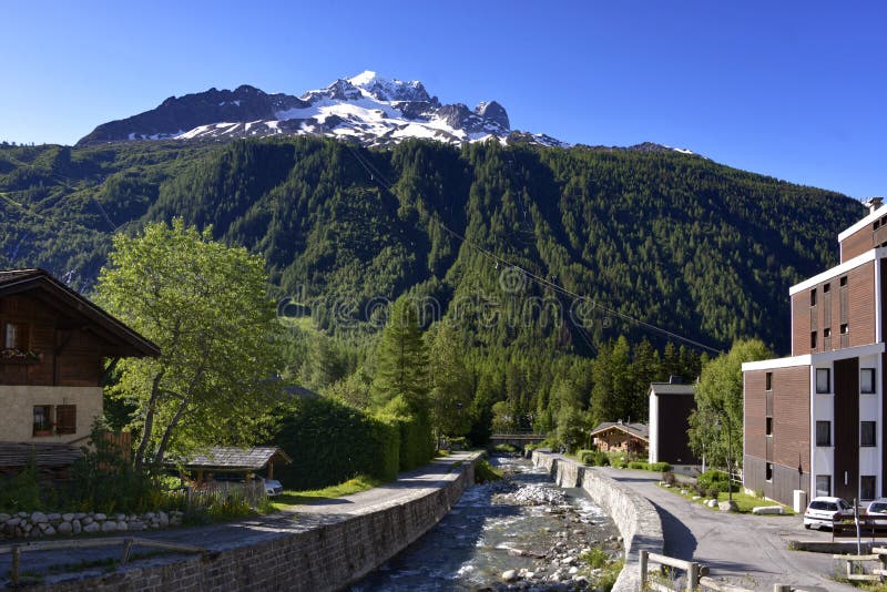 Streame of Argentiere in France