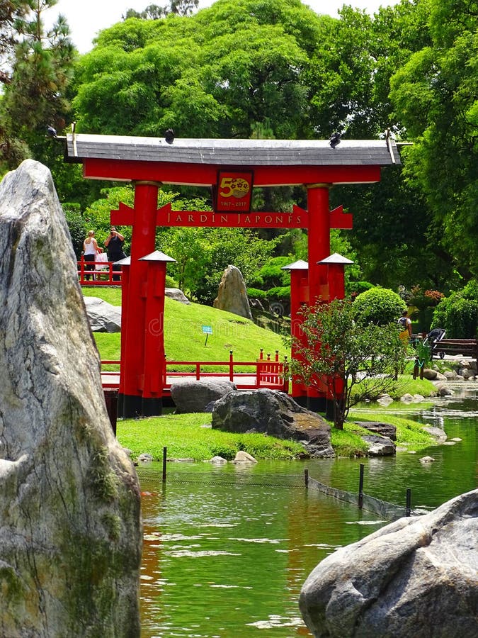 Argentina, Buenos Aires, giardino giapponese immagini stock libere da diritti Argentina, Buenos Aires, giardino giapponese immagini stock libere da diritti