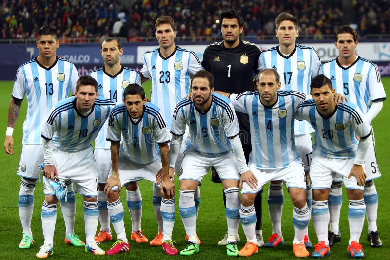 Argentina National Football Team Editorial Stock Photo - Image of